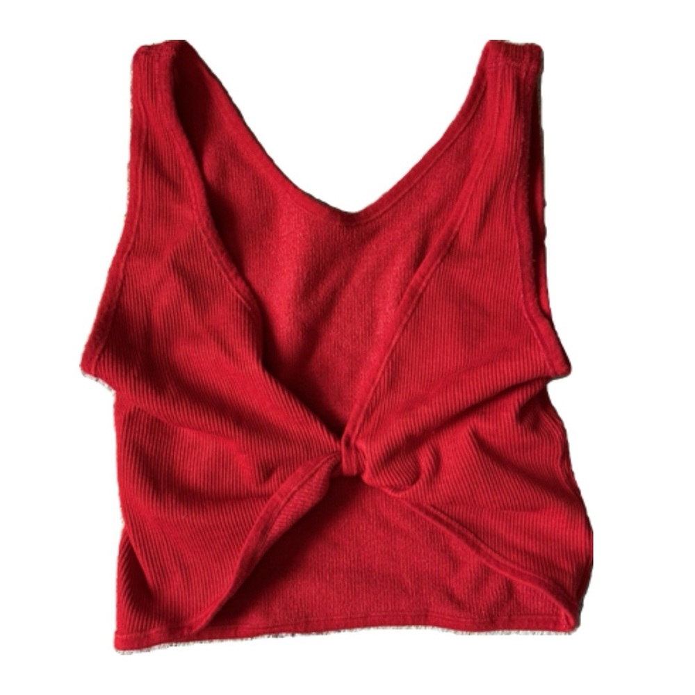 Red Knotted Women's Top